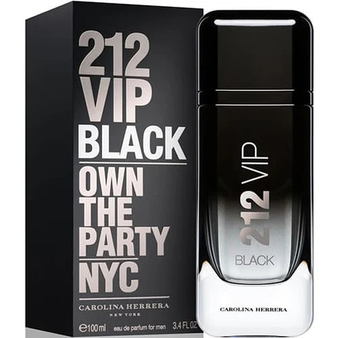 Perfume 212 Vip Black De Carolina Herrera Hombre 100ml Eau De Parfum