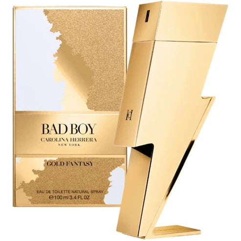 Perfume Bad Boy Gold Fantasy De Carolina Herrera 100ml Eau De Parfum Hombre