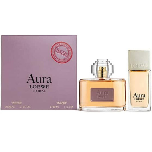 Estuche Loewe Aura Floral Set Perfume Mujer Eau De Parfum 120ml