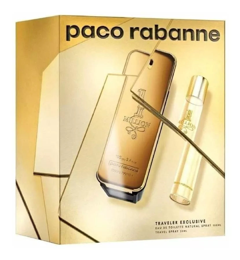 Set 1 Million Estuche Paco Rabanne 100ml - Eau De Toilette - Hombre