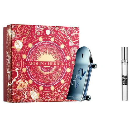 Estuche 212 Men Heroes De Carolina Herrera Hombre 90ml Eau De Toilette