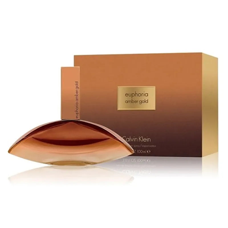 Perfume Euphoria Amber Gold Calvin Klein para mujer en presentación de 100ml con aroma sofisticado y envolvente