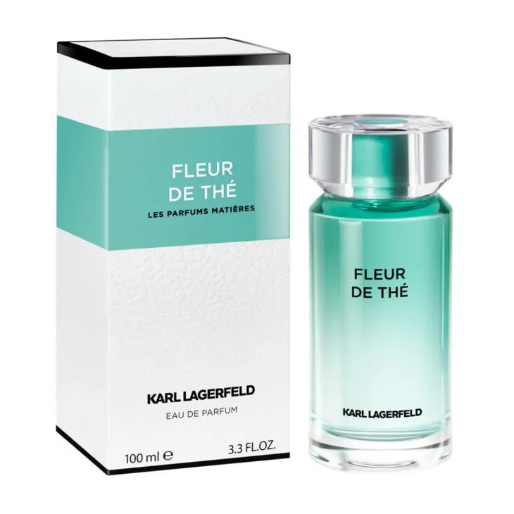 Fragancia Fleur De The de Karl Lagerfeld eau de parfum 100ml aroma femenino elegante con acordes cítricos de bergamota esencia de té y jazmín
