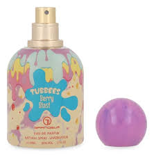 Fragancia femenina Tubbees Berry Blast con notas de frutos rojos caramelo y vainilla