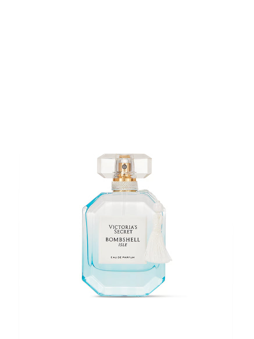 Fragancia femenina Victoria´s Secret Bombshell Isle con notas de piña coco y jazmín