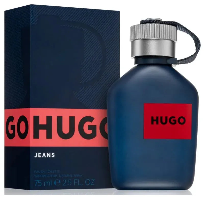 Fragancia Hugo Boss Jeans hombre EDT 75 ml perfume clásico con esencia de mandarina jazmín y almizcle perfecto para hombres jóvenes con estilo casual