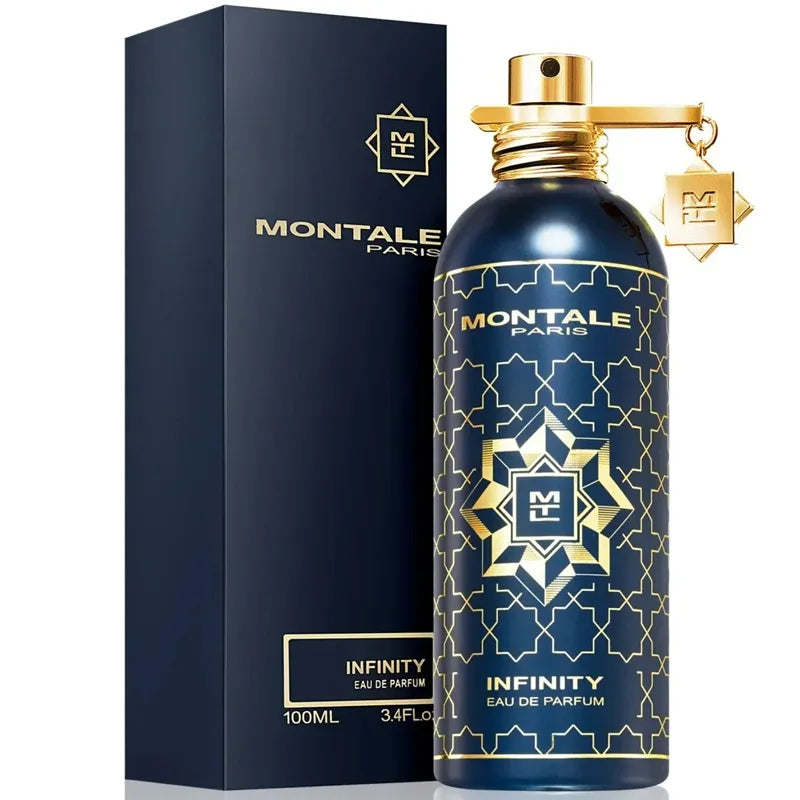 fragancia de lujo infinity montale 100ml eau de parfum con diseño elegante y composición olfativa moderna ideal para hombres y mujeres