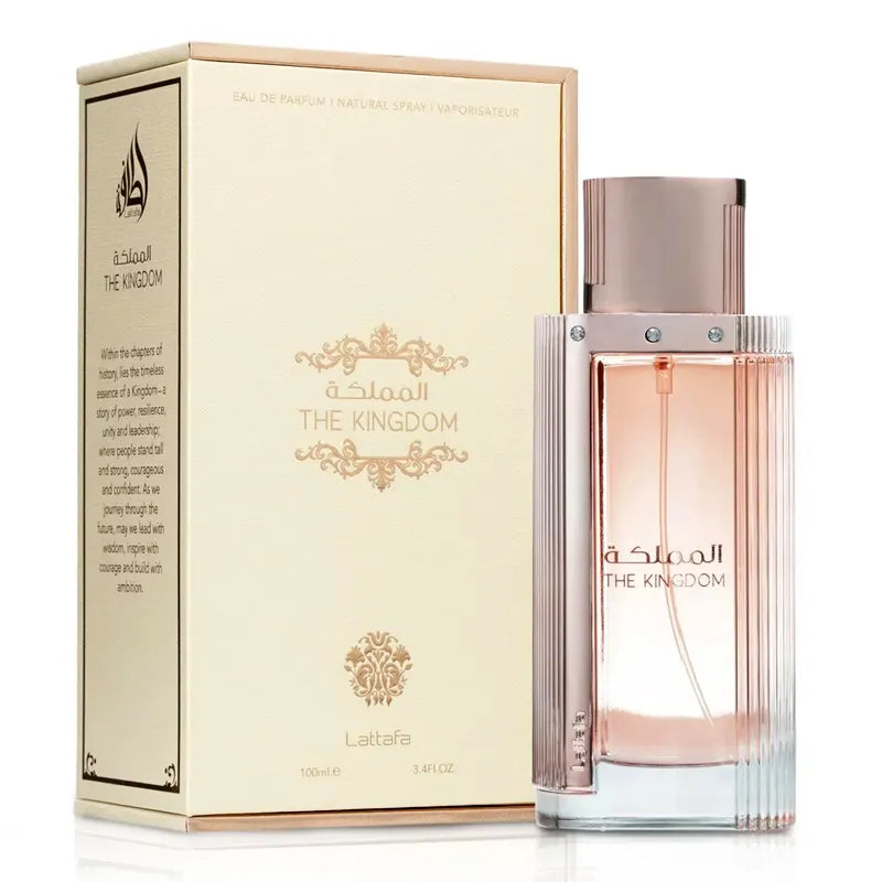 Eau de Parfum Lattafa The Kingdom 100ml fragancia seductora y duradera para mujeres sofisticadas