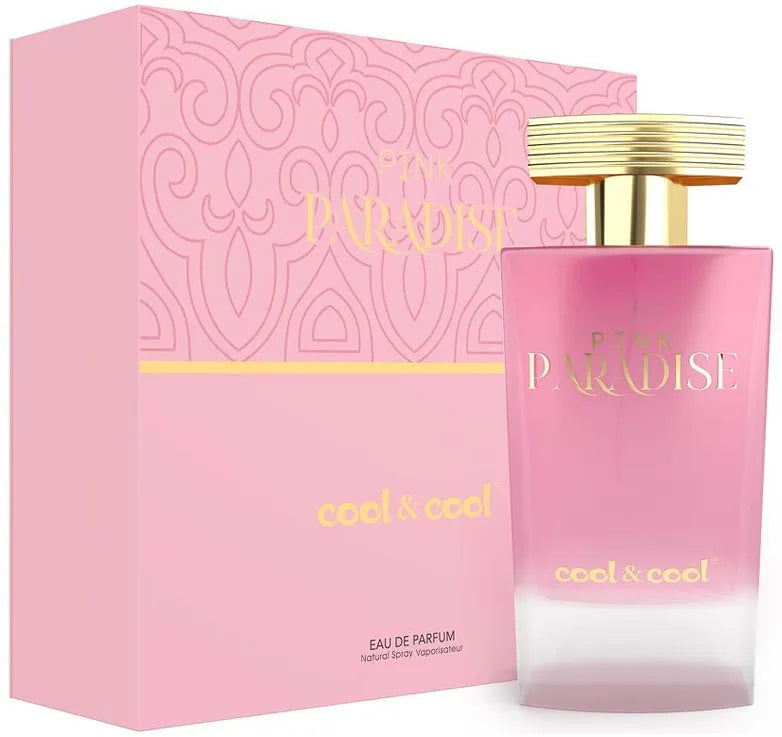 Fragancia Pink Paradise Cool & Cool mujer 100 ml Eau de Parfum con esencia de grosella peonía y vainilla perfecta para jóvenes que buscan un aroma juguetón y femenino