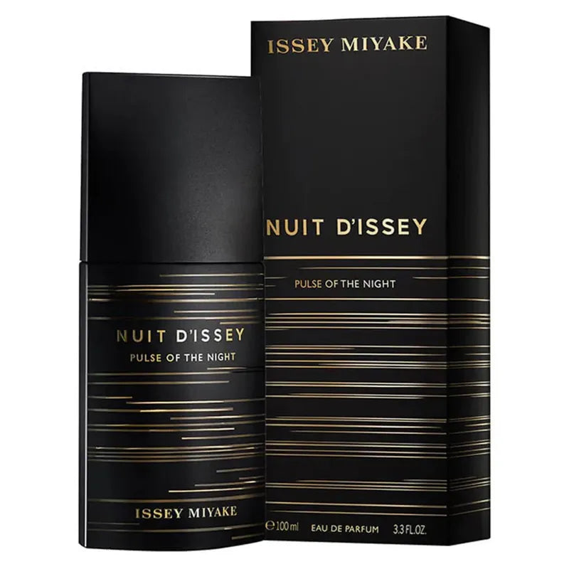 fragancia masculina pulse of the night issey miyake 100ml eau de parfum aroma sofisticado con incienso cuero y vainilla en presentación de lujo