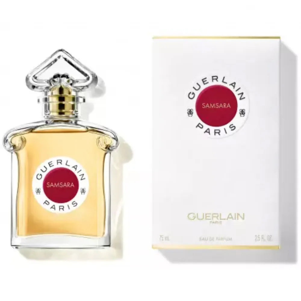 Fragancia Samsara Guerlain mujer EDP 75 ml perfume de lujo con esencia de rosa y ylang-ylang perfecto para mujeres sofisticadas que buscan elegancia atemporal