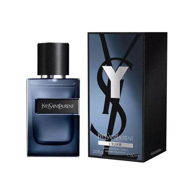Fragancia Y L'Elixir YSL hombre Parfum Concentré 60 ml con esencia de pimienta negra orris y haba tonka para hombres que buscan un aroma potente sofisticado y de larga duración