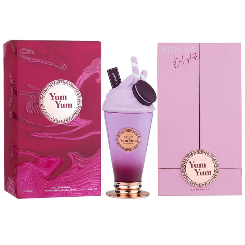 Fragancia Yum Yum Armaf mujer 100 ml Eau de Parfum con esencia de frambuesa peonía y haba tonka perfecta para mujeres que buscan un aroma delicioso y sensual