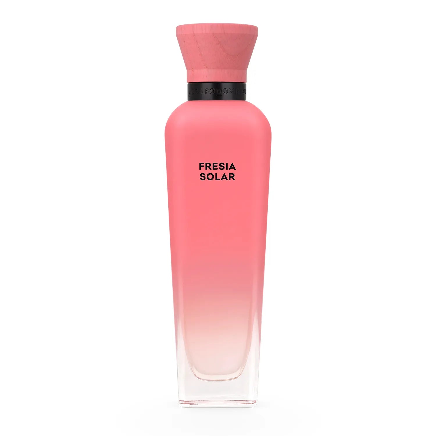 Perfume Adolfo Domínguez Fresia Solar con notas de fresia y maderas suaves diseño moderno y luminoso