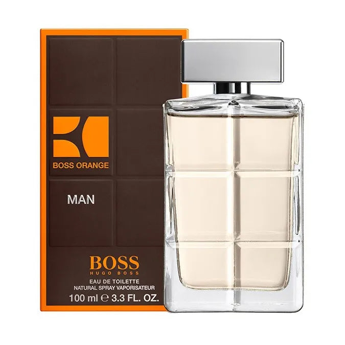 Eau de Toilette Boss Orange Man Hugo Boss de 100ml diseñado para hombres modernos que buscan un aroma vibrante y sofisticado