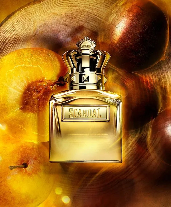Perfume Jean Paul Gaultier Scandal Absolu 100ml EDP diseño icónico con redecilla dorada