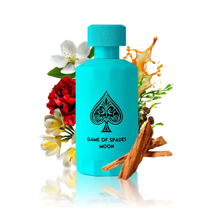 joe milano perfume game of spades moon amaderado especiado con notas elegantes ideal para hombres y mujeres en frasco de 100ml