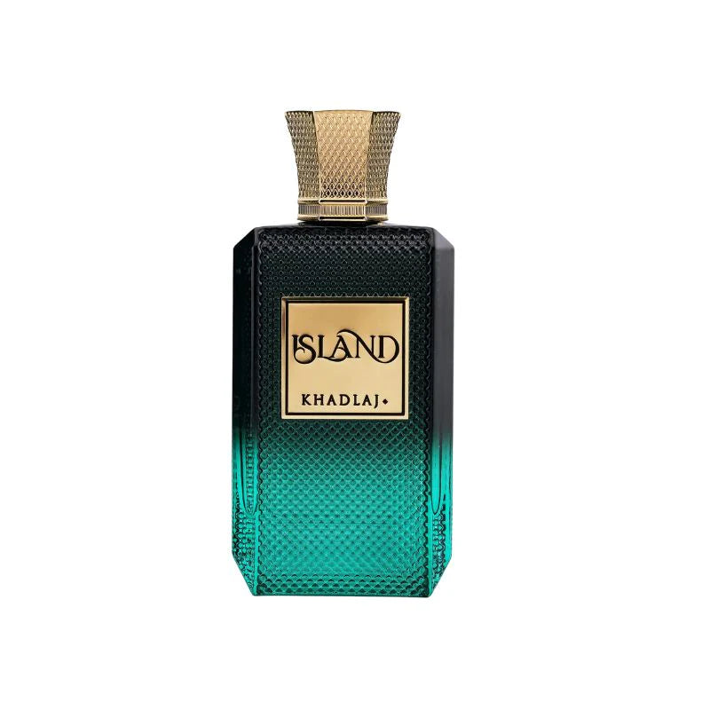 khadlaj island perfume original extrait de parfum 100ml aroma intenso familia olfativa oriental amaderada ideal para hombres y mujeres