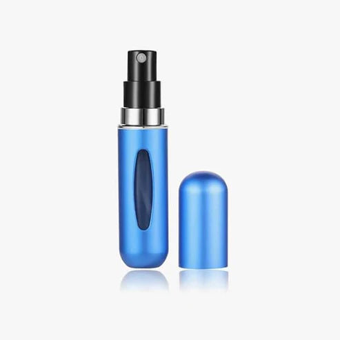 Perfumero Recargable Atomizador Azul Portatil