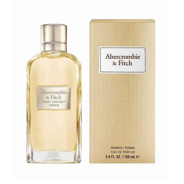 Perfume First Instinct Sheer de Abercrombie para mujer EDP 100ml con delicada fragancia floral frutal ideal para uso diario