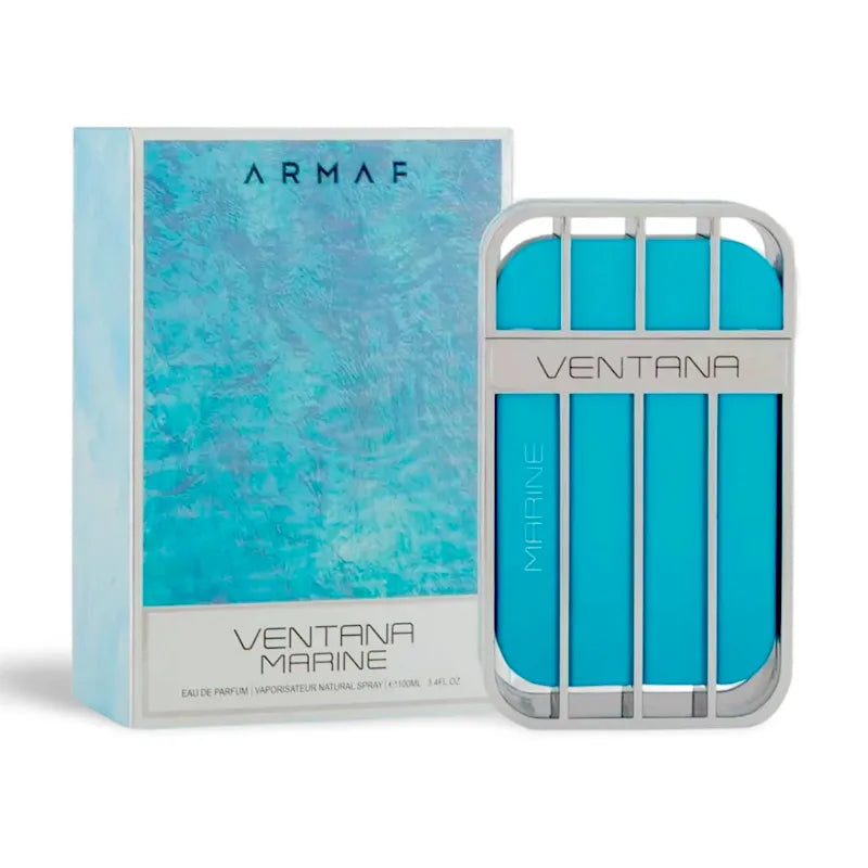 Perfume acuático Armaf Ventana Marine en presentación premium de 100ml para hombre