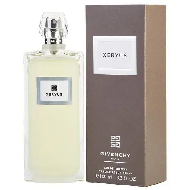 Botella negra Givenchy Xeryus Les Parfums Mythiques 100ml con diseño escultórico