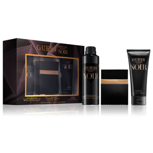 Estuche Guess Seductive Homme Noir Set Perfume 100ml