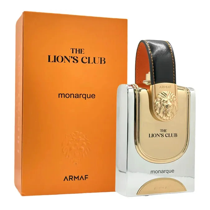 Perfume de lujo The Lion's Club Monarque para hombre en presentación premium de 100ml