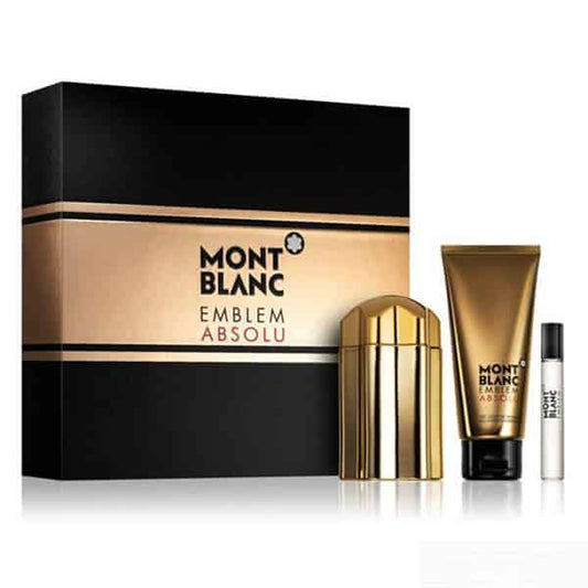 Estuche Mont Blanc Emblem Absolu Set Perfume Hombre 100ml