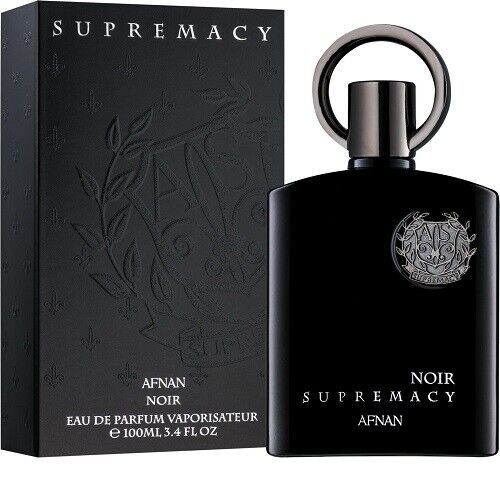 Perfume Supremacy Noir de Afnan para hombre Eau de Parfum 100ml con intensas notas amaderadas y especiadas de larga duración