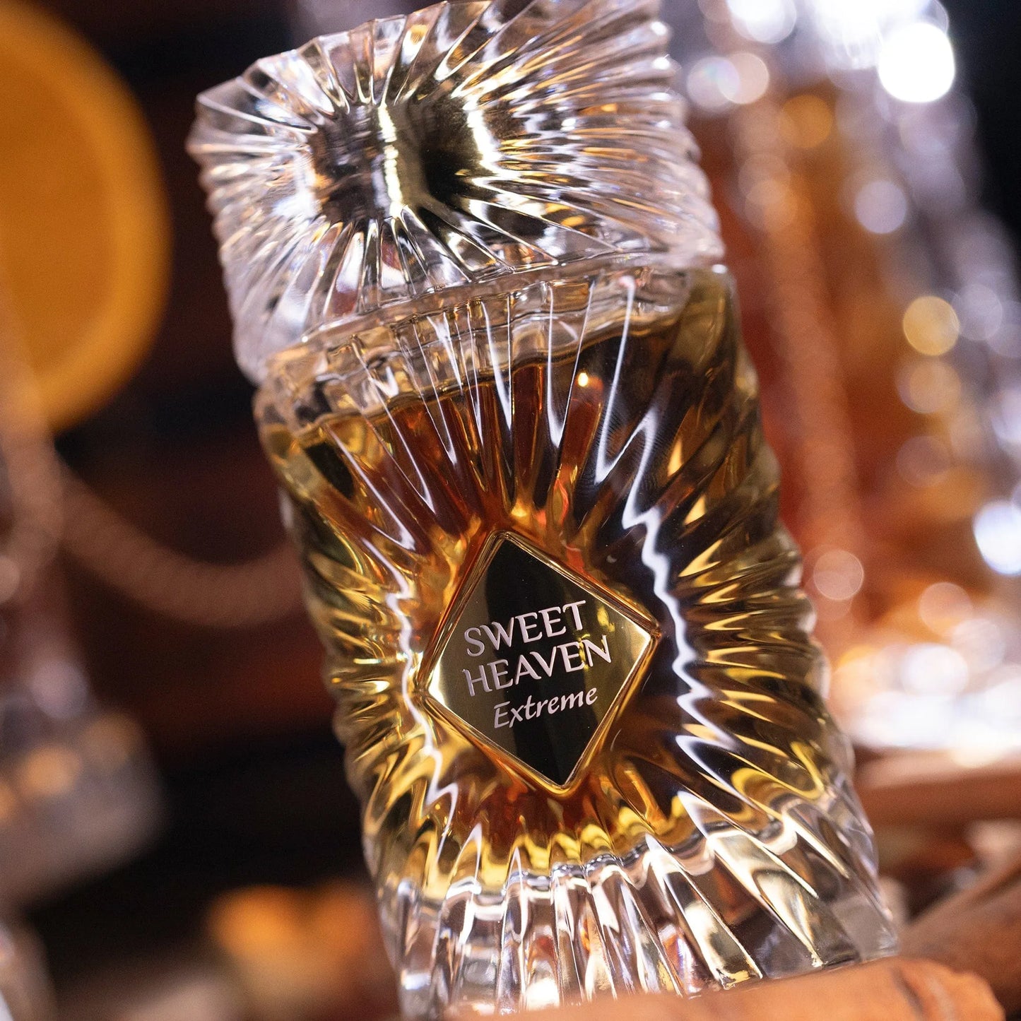 perfume original en venta envase dorado liquido dorado gulf orchid sweet heaven extreme detalles del frasco