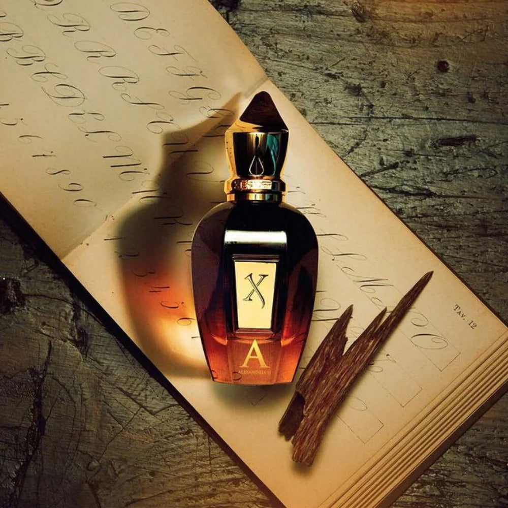 perfume alexandria ii de xerjoff 100ml edp aroma amaderado oriental diseñado para hombres y mujeres