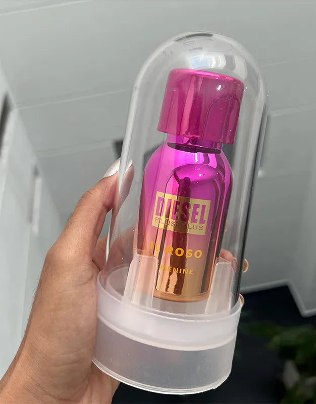 frasco de perfume diesel il roso feminine eau de toilette 75ml para mujer con diseño sofisticado y moderno