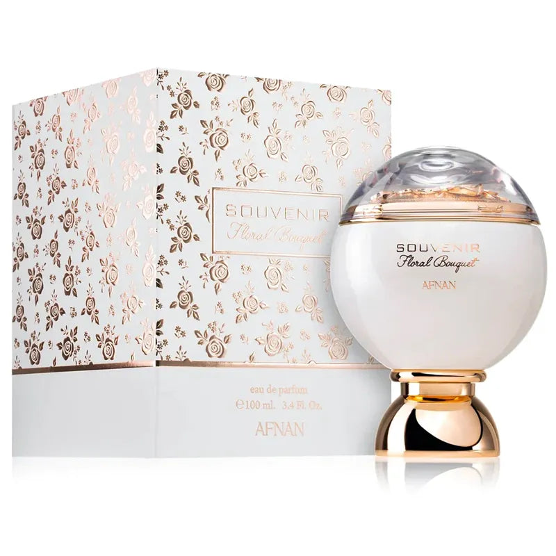 perfume femenino afnan souvenir floral bouquet con notas florales frescas ideal para uso diario