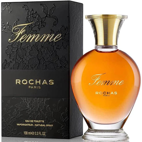 Perfume Rochas Femme 100ml Mujer Eau De Toilette