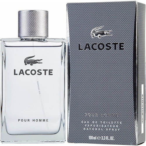 Perfume Lacoste Pour Homme Silver Hombre Eau De Toilette 100ml