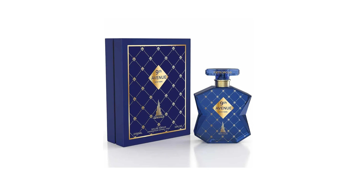 perfume 9th avenue new york metropolis 100ml eau de parfum para hombre aroma amaderado aromatico inspirado en la ciudad de nueva york