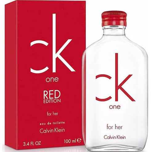 Perfume Ck One Red Edition For Her Calvin Klein 100ml Mujer Eau De Toilette
