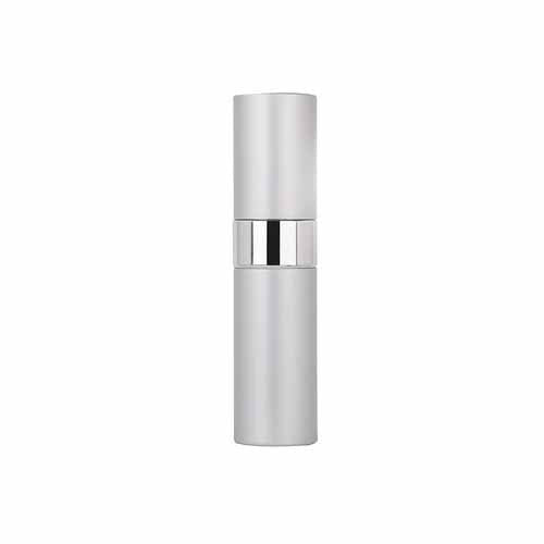 Perfumero Recargable Con Diseño Moderno y Resistente Plateado