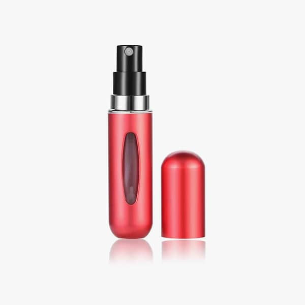 Perfumero Atomizador Recargable Portátil Rojo