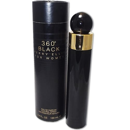 Perry Ellis 360 Black EDP 100 ml perfume femenino aroma moderno y vibrante combinación de frutas tropicales flores blancas y maderas cálidas ideal para uso diario y noche