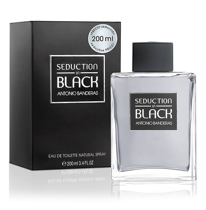 Perfume Seduction In Black 200ml Antonio Banderas Hombre Edt