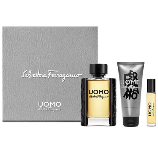 Estuche Uomo De Salvatore Ferragamo Set De Hombre Edt 100ml