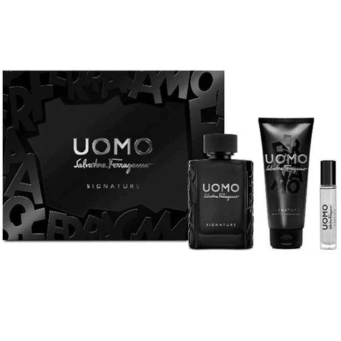 Estuche Uomo Signature De Salvatore Ferragamo Set Para Hombre Edp 100ml