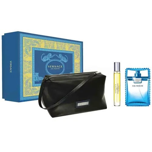 Set Eau Fraiche Versace Eau De Toilette Estuche Hombre 100ml