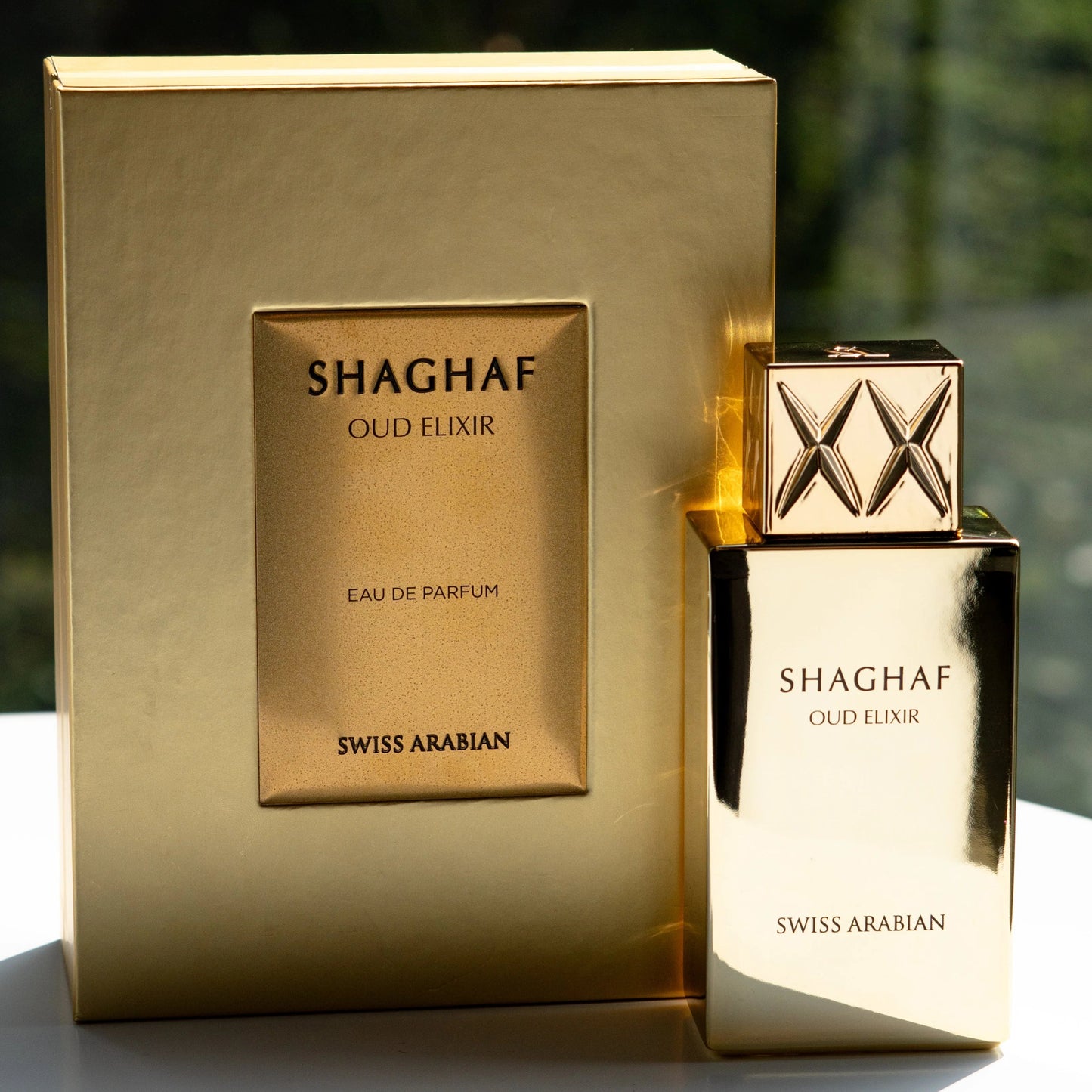 Presentación original del perfume Shaghaf Oud Elixir Swiss Arabian 75ml