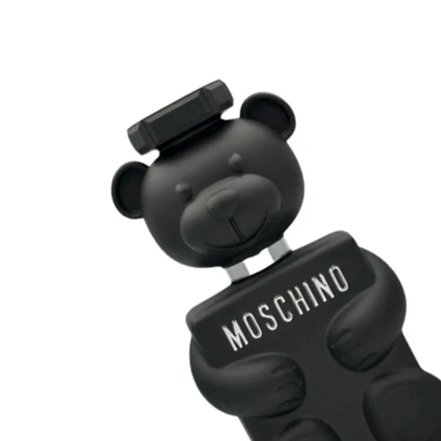 Vista frontal del perfume Toy Boy 2 Moschino fragancia masculina sofisticada