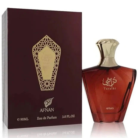 afnan turathi brown perfume de hombre eau de parfum 90ml con aroma cálido amaderado y presentación premium