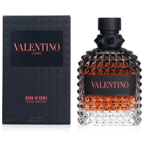 Perfume Born In Roma Coral Fantasy Valentino Uomo Edt Hombre 100ml
