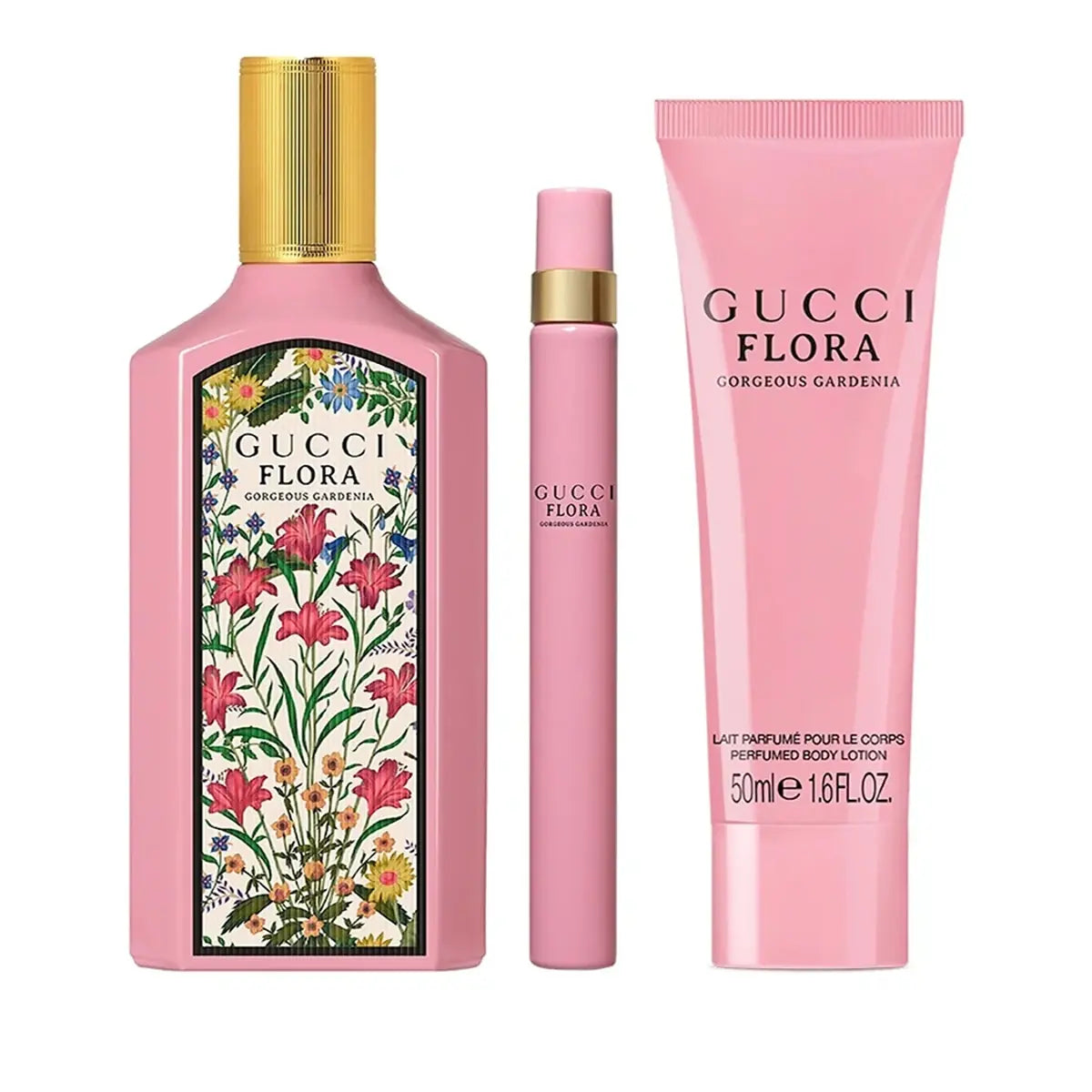 Vista previa del estuche de perfume Gucci Flora Gorgeous Gardenia EDP 100 ml para mujer